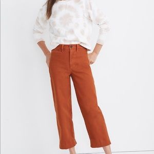 Madewell Slim Emmett Wide-Leg Crop